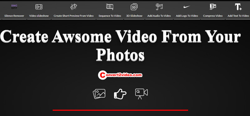convert2video homepage