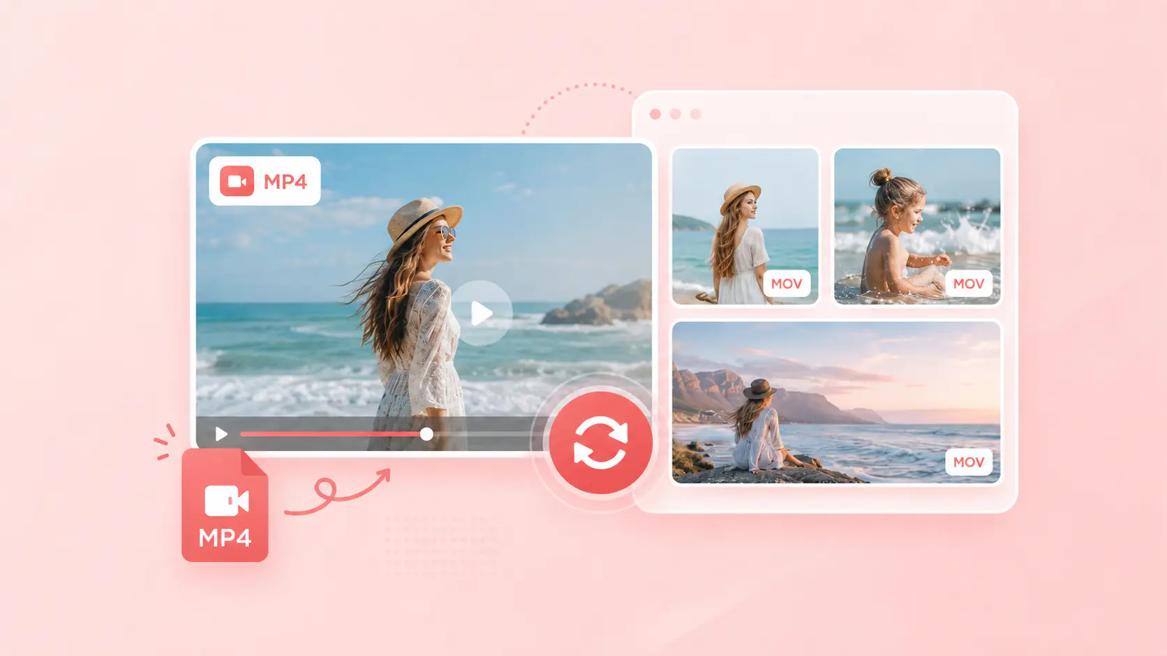 convert multiple mov clips to mp4