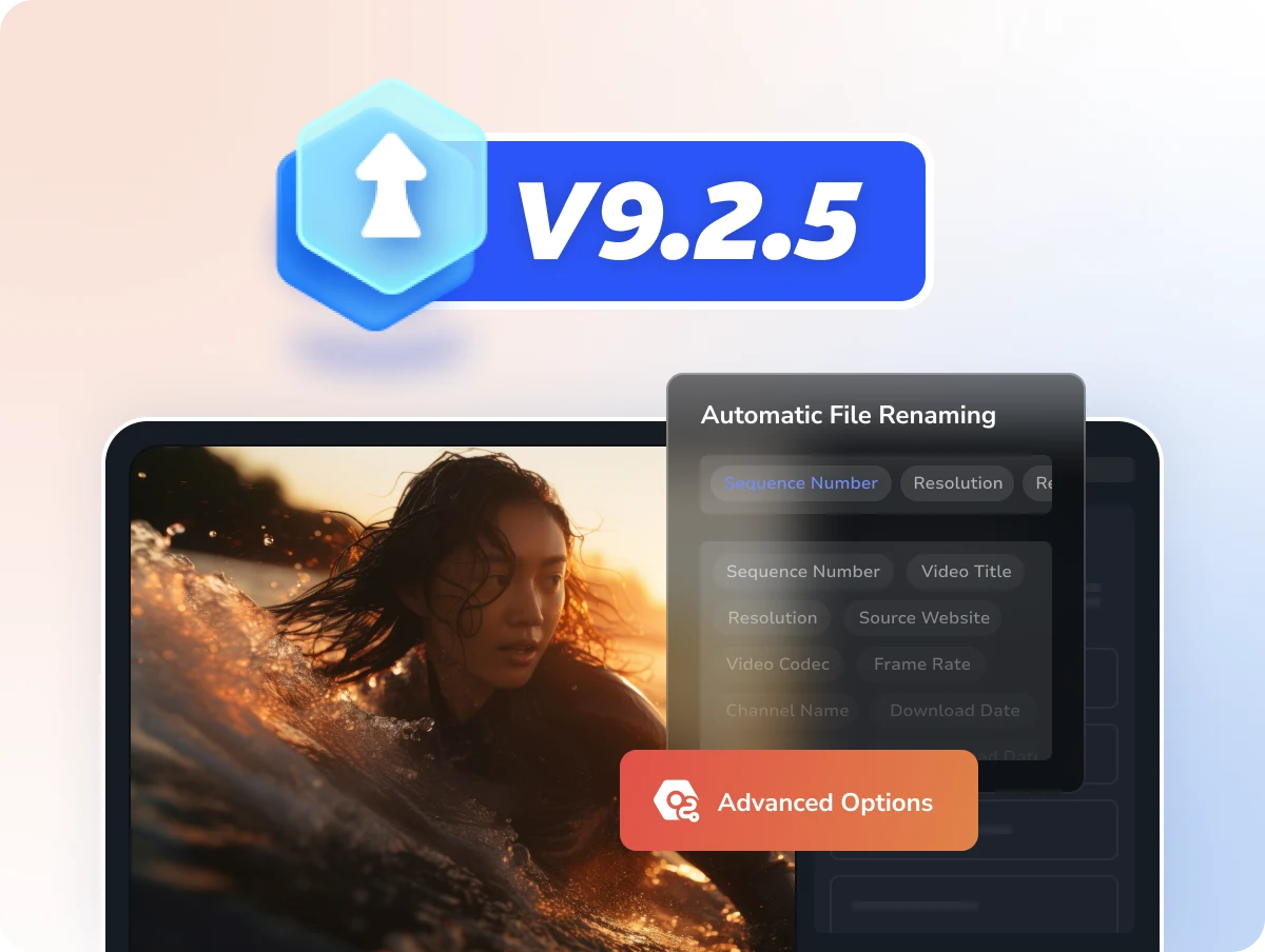 any video converter v9.2.5 ondersteunt geavanceerde opties voor videoconversie
