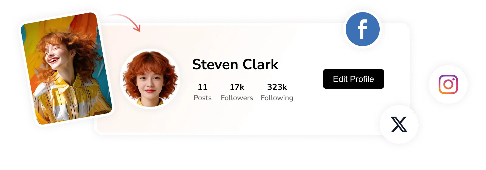 generate headshots with ai for social media