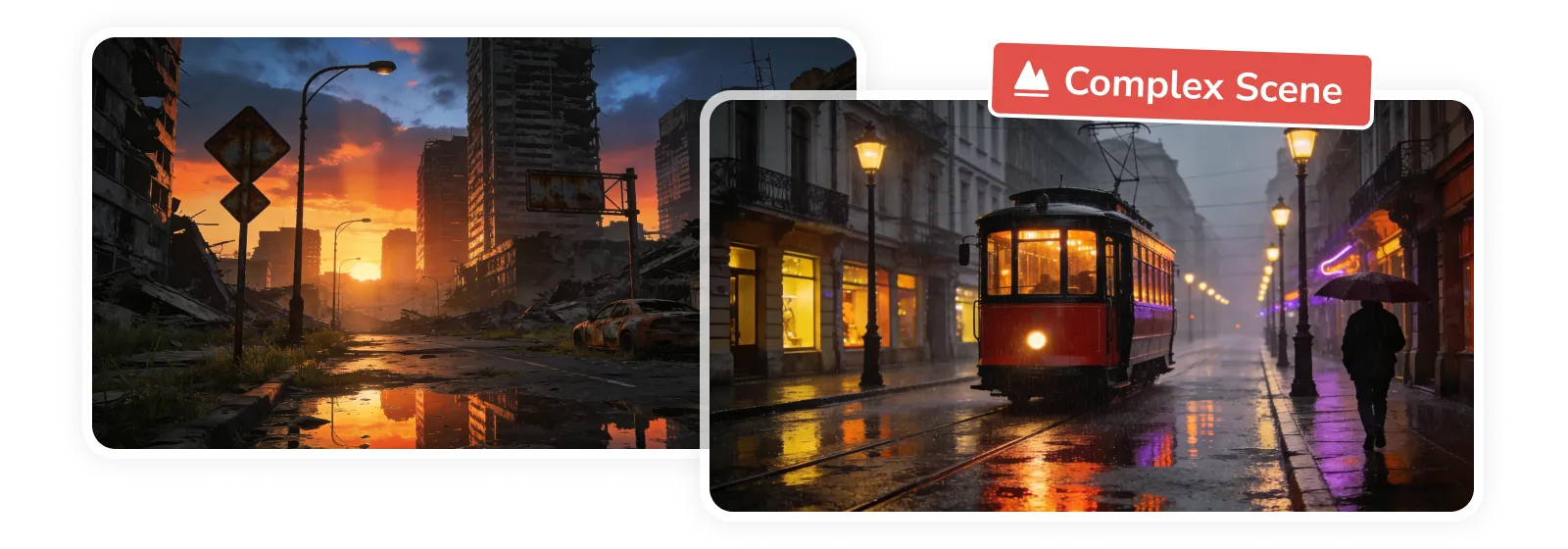 generate image with complex scenes