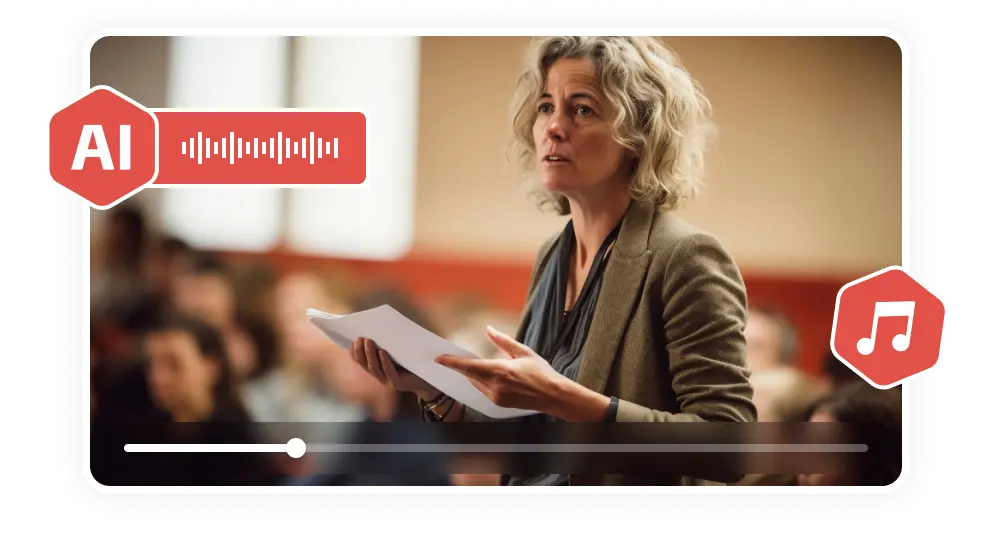 auto generate synchronous audio with video