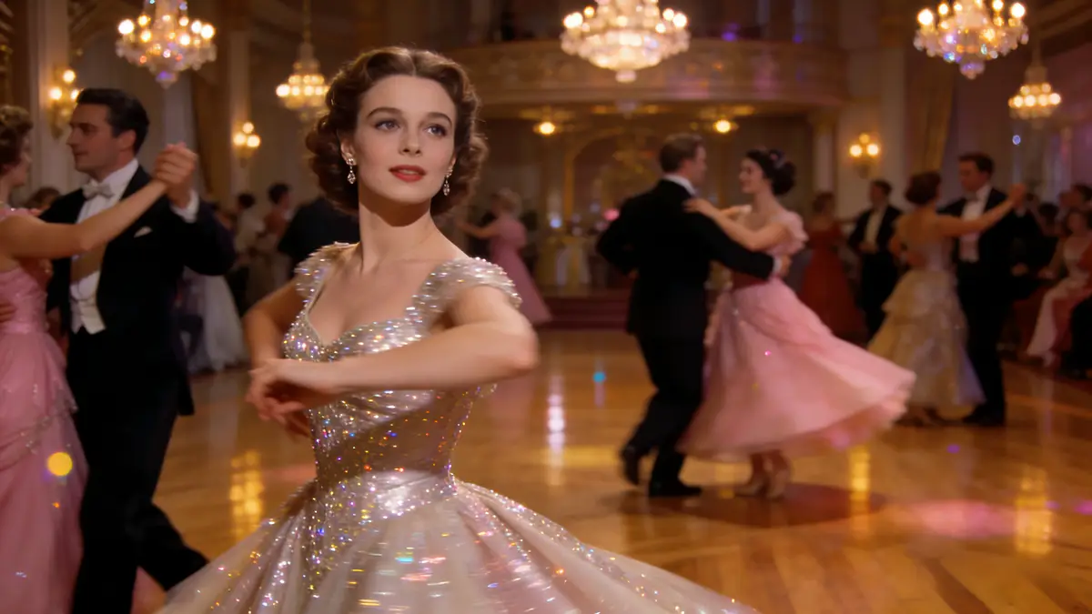 cinematic vintage glamour