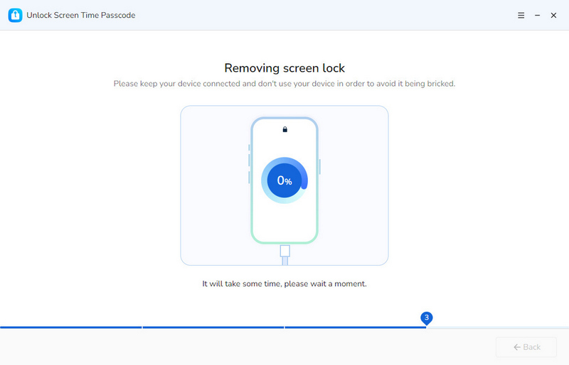 start to unlock iPhone