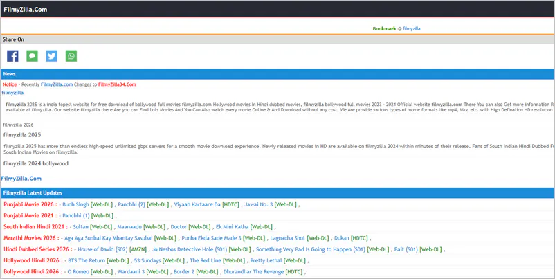 filmyzilla hindi movie download website