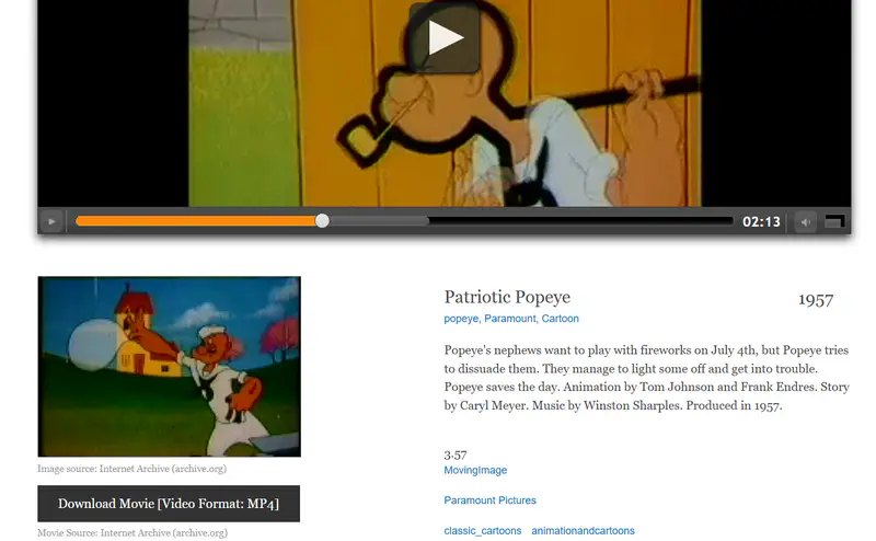 mp4 movie downloads from public domain movies