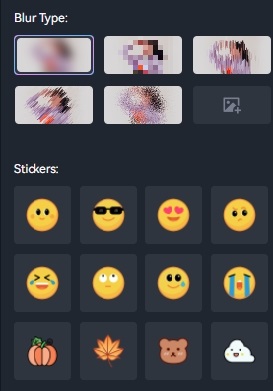 select blur type