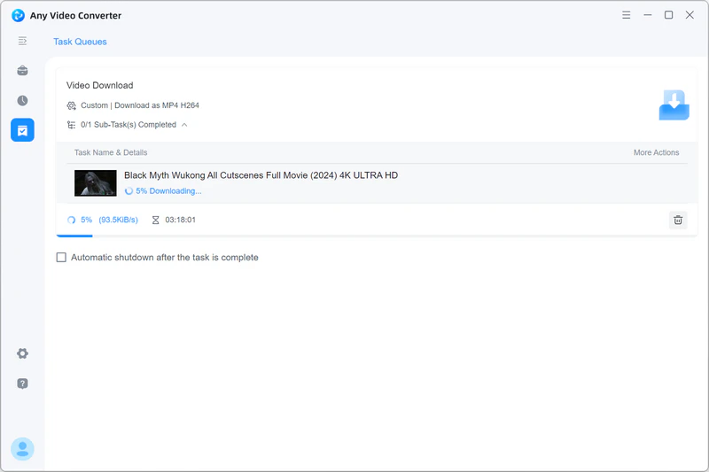download long-form youtube video with any video converter