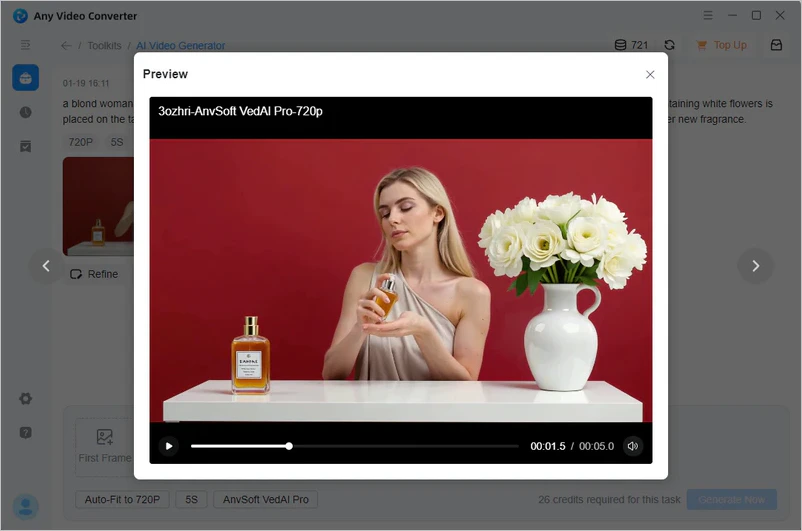 text to video generation