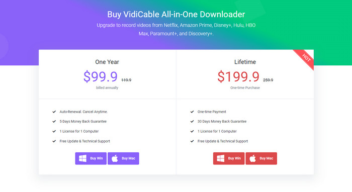 vidicable all-in-one price