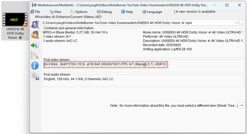 keep dolby audio and hdr