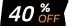 40% off